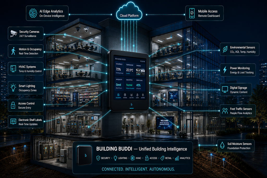 Building Buddi deployed in a commercial building