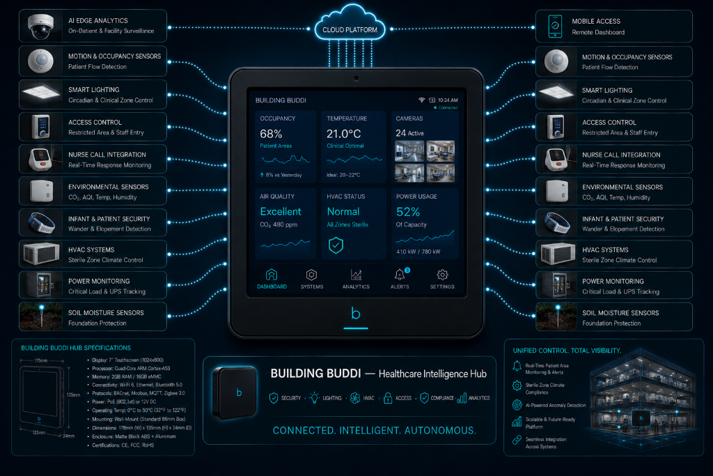 Building Buddi hospital and healthcare deployment