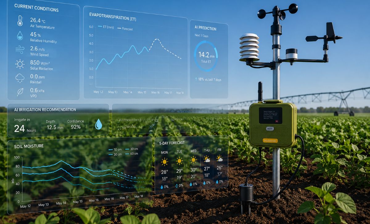 ET₀ Modeling and AI: The Science Behind Water-Efficient Irrigation at Commercial Scale