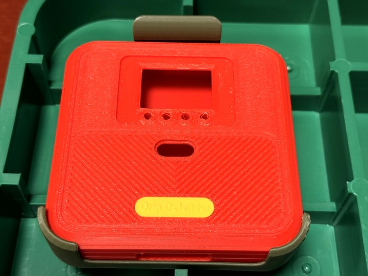 Mounting base installed on standoffs